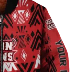 personalized-louisiana-ragin-cajuns-pyramid-shapes-red-bomber-jacket-best-selling.webp
