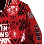 personalized louisiana ragin cajuns pyramid shapes red varsity jacket best selling.webp