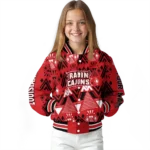 personalized louisiana ragin cajuns pyramid shapes red varsity jacket best selling.webp