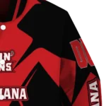 personalized louisiana ragin cajuns spider mark red black varsity jacket best selling.webp