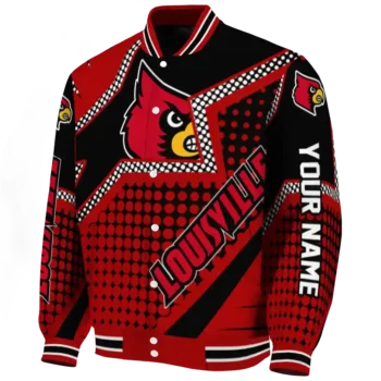 personalized louisville cardinals star burst red varsity jacket best selling.webp