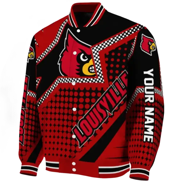 personalized louisville cardinals star burst red varsity jacket best selling.webp