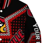 personalized louisville cardinals star burst red varsity jacket best selling.webp