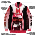 personalized-maryland-terrapins-mesh-effect-red-black-varsity-jacket-best-selling.webp