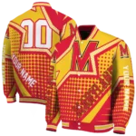 personalized maryland terrapins star burst red varsity jacket best selling.webp