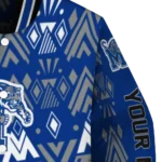 personalized memphis tigers pyramid shapes blue varsity jacket best selling.webp