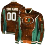 personalized-miami-hurricanes-power-plate-orange-varsity-jacket-best-selling.webp