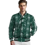 personalized-michigan-state-spartans-bolt-stripe-green-varsity-jacket-best-selling.webp