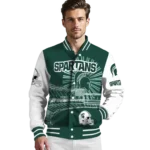 personalized-michigan-state-spartans-ferris-arena-green-white-varsity-jacket-best-selling.webp