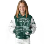 personalized-michigan-state-spartans-ferris-arena-green-white-varsity-jacket-best-selling.webp