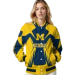 personalized-michigan-wolverines-spider-mark-blue-maize-varsity-jacket-best-selling.webp