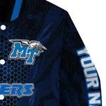 personalized-middle-tennessee-blue-raiders-hexagon-mesh-blue-black-varsity-jacket-best-selling.webp