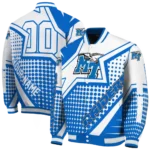 personalized middle tennessee blue raiders star burst blue varsity jacket best selling.webp