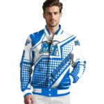 personalized middle tennessee blue raiders star burst blue varsity jacket best selling.webp