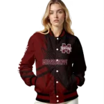 personalized-mississippi-state-bulldogs-hexagon-mesh-maroon-black-varsity-jacket-best-selling.webp