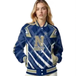 personalized-navy-midshipmen-chevron-angles-blue-varsity-jacket-best-selling.webp