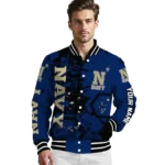 personalized-navy-midshipmen-hexagon-cluster-blue-black-varsity-jacket-best-selling.webp
