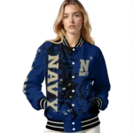 personalized-navy-midshipmen-hexagon-cluster-blue-black-varsity-jacket-best-selling.webp