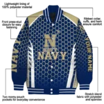 personalized-navy-midshipmen-hexagon-grid-blue-varsity-jacket-best-selling.webp