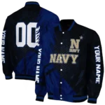 personalized-navy-midshipmen-hexagon-mesh-blue-black-varsity-jacket-best-selling.webp