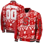 personalized-nc-state-wolfpack-pyramid-shapes-red-varsity-jacket-best-selling.webp