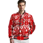 personalized-nc-state-wolfpack-pyramid-shapes-red-varsity-jacket-best-selling.webp