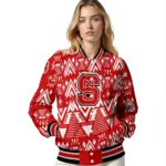 personalized-nc-state-wolfpack-pyramid-shapes-red-varsity-jacket-best-selling.webp
