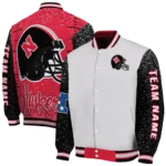 personalized-nebraska-cornhuskers-speckled-arms-red-gray-varsity-jacket-best-selling.webp