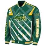 personalized-north-dakota-state-bison-chevron-angles-green-varsity-jacket-best-selling.webp