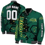 personalized-north-dakota-state-bison-hexagon-cluster-green-black-varsity-jacket-best-selling.webp