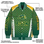 personalized-north-dakota-state-bison-hexagon-grid-green-varsity-jacket-best-selling.webp