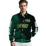 personalized-north-dakota-state-bison-hexagon-mesh-green-black-varsity-jacket-best-selling.webp