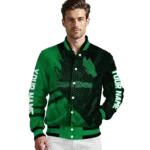 personalized-north-texas-mean-green-hexagon-mesh-green-black-varsity-jacket-best-selling.webp