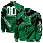 personalized-north-texas-mean-green-star-burst-green-varsity-jacket-best-selling.webp
