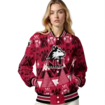personalized-northern-illinois-huskies-pyramid-shapes-red-varsity-jacket-best-selling.webp