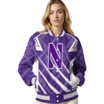 personalized-northwestern-wildcats-chevron-angles-purple-varsity-jacket-best-selling.webp