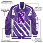personalized-northwestern-wildcats-chevron-angles-purple-varsity-jacket-best-selling.webp