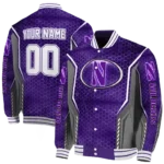 personalized-northwestern-wildcats-power-plate-purple-varsity-jacket-best-selling.webp