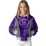 personalized-northwestern-wildcats-power-plate-purple-varsity-jacket-best-selling.webp