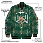 personalized-ohio-bobcats-bolt-stripe-green-varsity-jacket-best-selling.webp