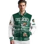 personalized-ohio-bobcats-ferris-arena-green-white-varsity-jacket-best-selling.webp