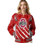 personalized-ohio-state-buckeyes-chevron-angles-scarlet-varsity-jacket-best-selling.webp