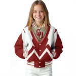 personalized-oklahoma-sooners-v-stripes-crimson-white-varsity-jacket-best-selling.webp