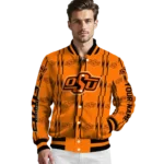personalized-oklahoma-state-cowboys-bolt-stripe-orange-varsity-jacket-best-selling.webp