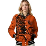 personalized-oregon-state-beavers-hexagon-cluster-orange-black-varsity-jacket-best-selling.webp