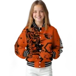 personalized-oregon-state-beavers-hexagon-cluster-orange-black-varsity-jacket-best-selling.webp