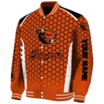 personalized-oregon-state-beavers-hexagon-grid-orange-varsity-jacket-best-selling.webp