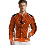 personalized-oregon-state-beavers-hexagon-grid-orange-varsity-jacket-best-selling.webp