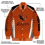 personalized-oregon-state-beavers-hexagon-grid-orange-varsity-jacket-best-selling.webp