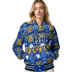 personalized-pittsburgh-panthers-pyramid-shapes-royal-blue-varsity-jacket-best-selling.webp